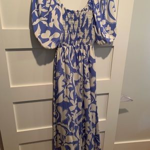 New La Ligne Lola silk floral dress, x-small.